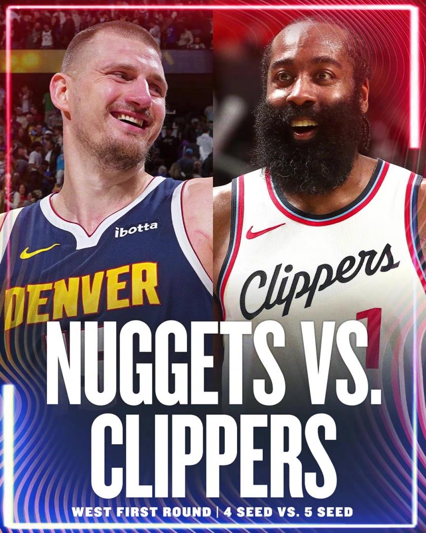 帶隊(duì)的神！哈登率快船鎖定西部第5，生涯從未缺席過季后賽！