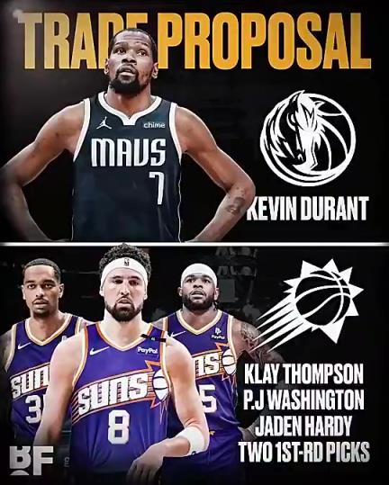 和歐文濃眉組三巨？美媒：獨行俠可用克萊+PJ+哈迪+倆首輪換KD-